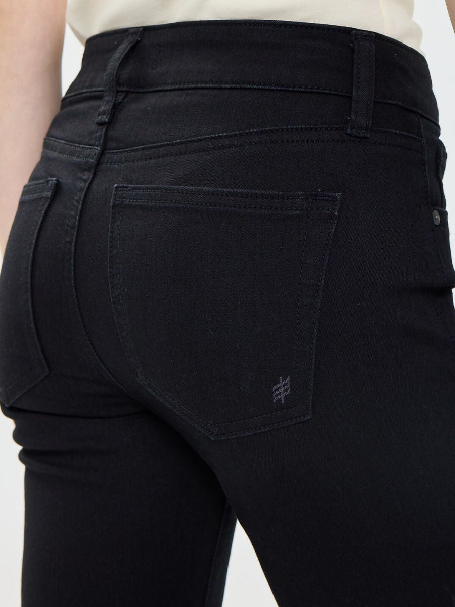 Silver Avery Black Trouser Jean