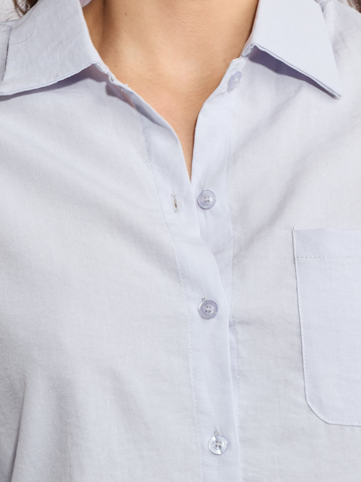 Lauren Button-Down Long Sleeve Blouse