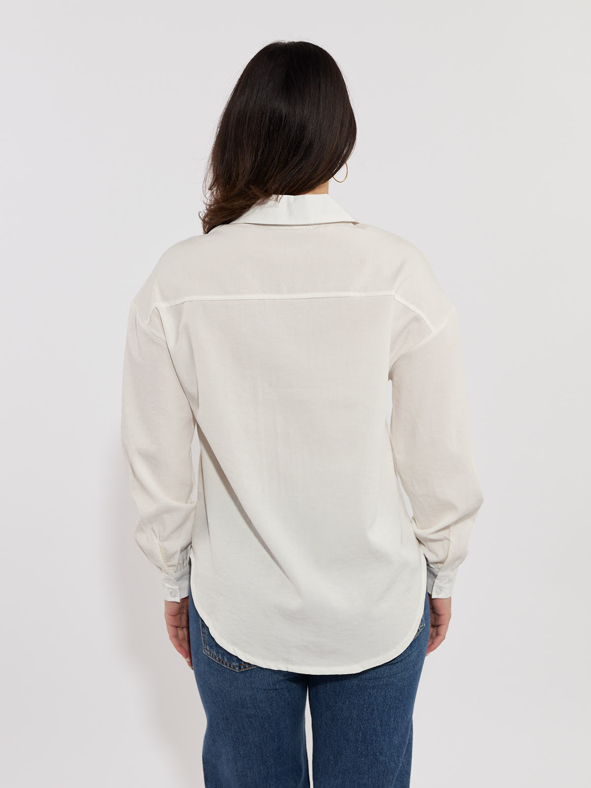 Lauren Button-Down Long Sleeve Blouse