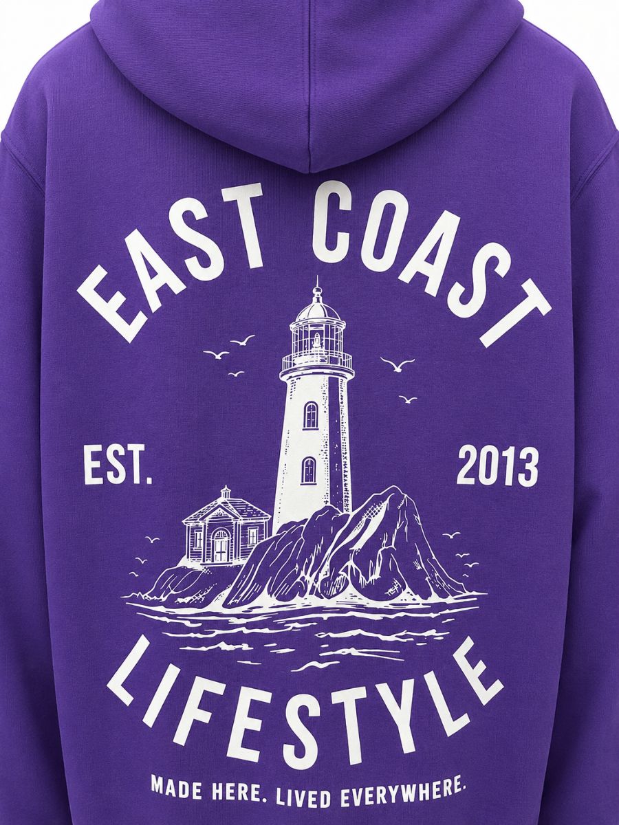 East Coast Lifestyle Lighthouse Made Here Hoodie