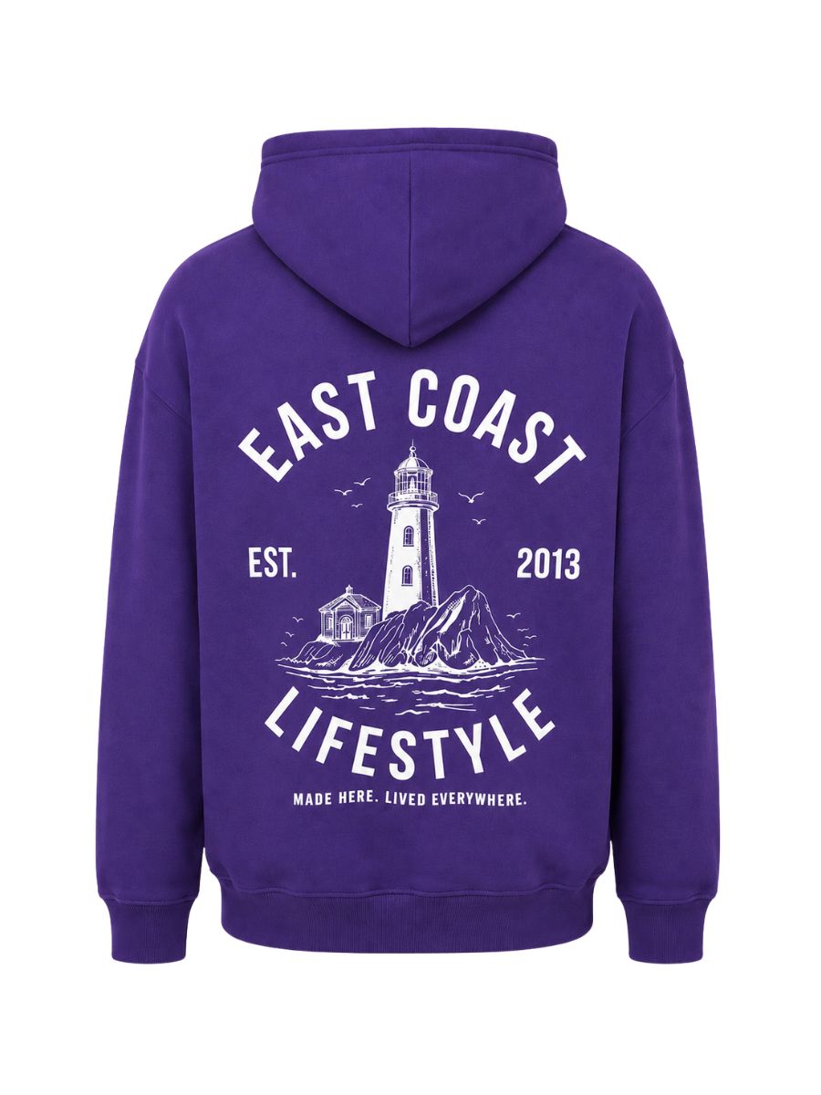East Coast Lifestyle Lighthouse Made Here Hoodie