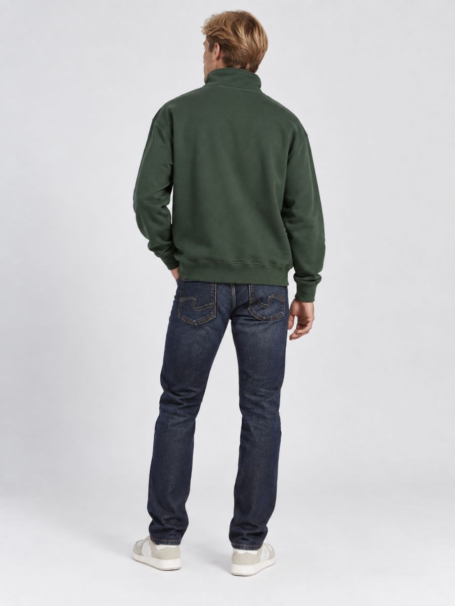 East Coast Lifestyle Text Logo Quarter Zip