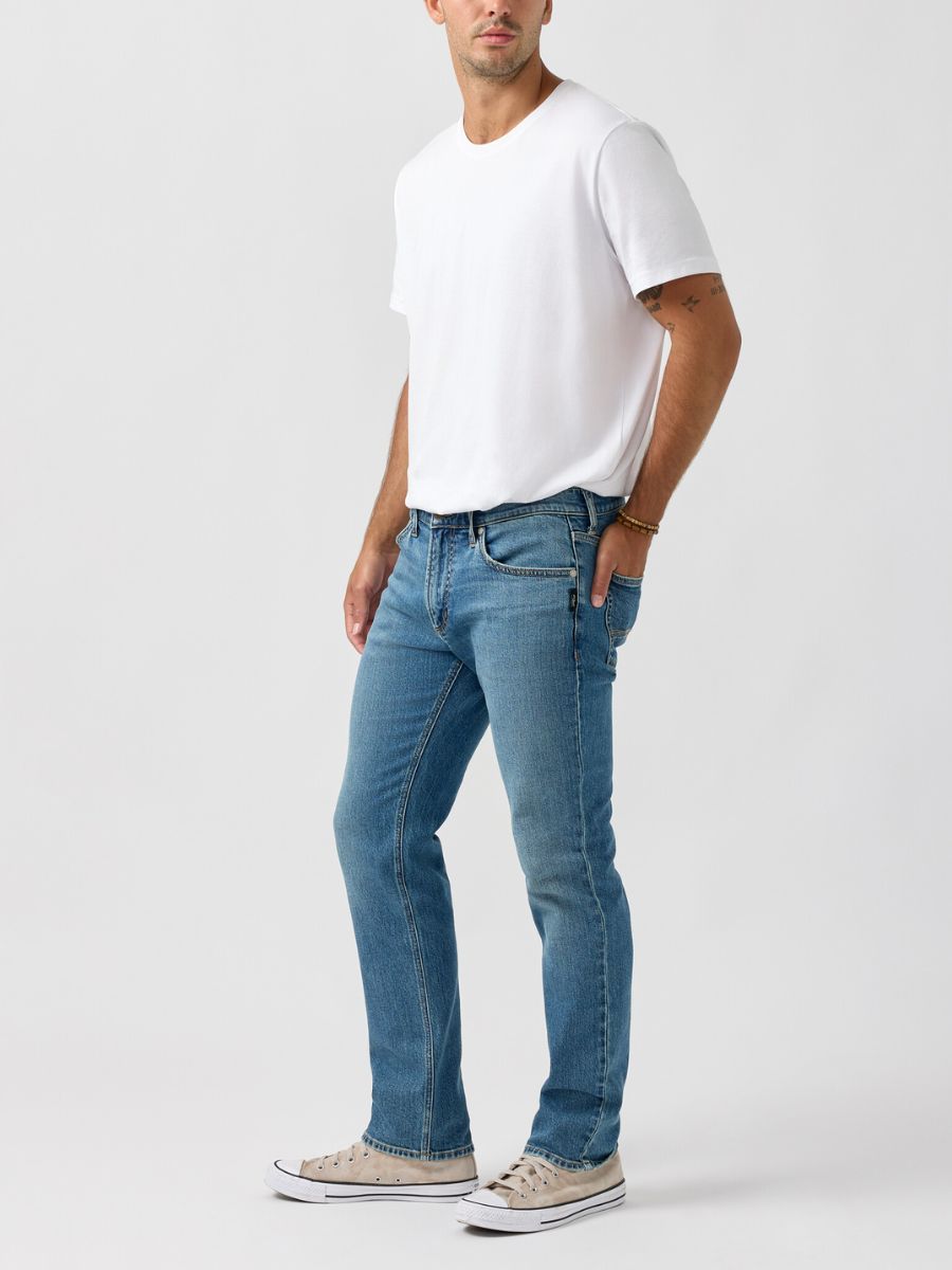 Silver Allan Medium Slim Jean
