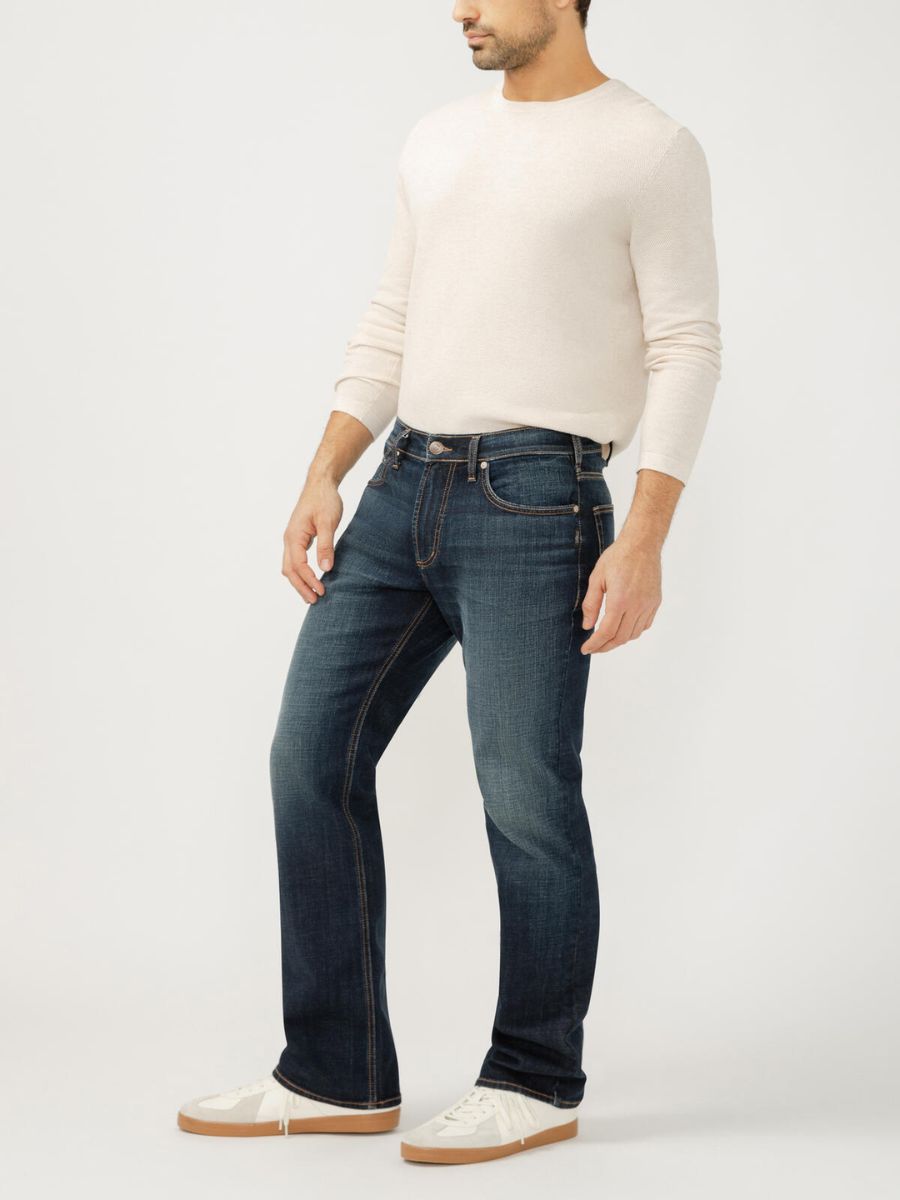 Silver Jace Dark Bootcut Jean