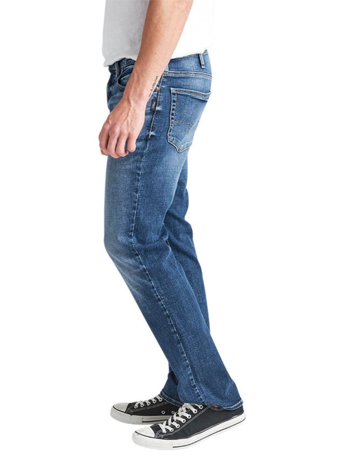Silver Men's Allan Slim Fit Dark Jean