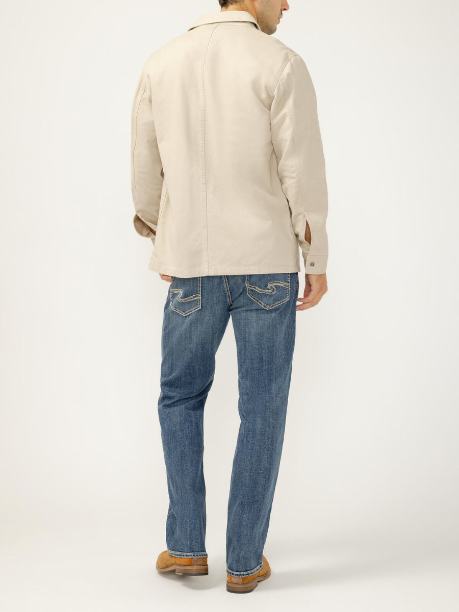 Silver Men’s Zac Dark Wash Straight Jeans