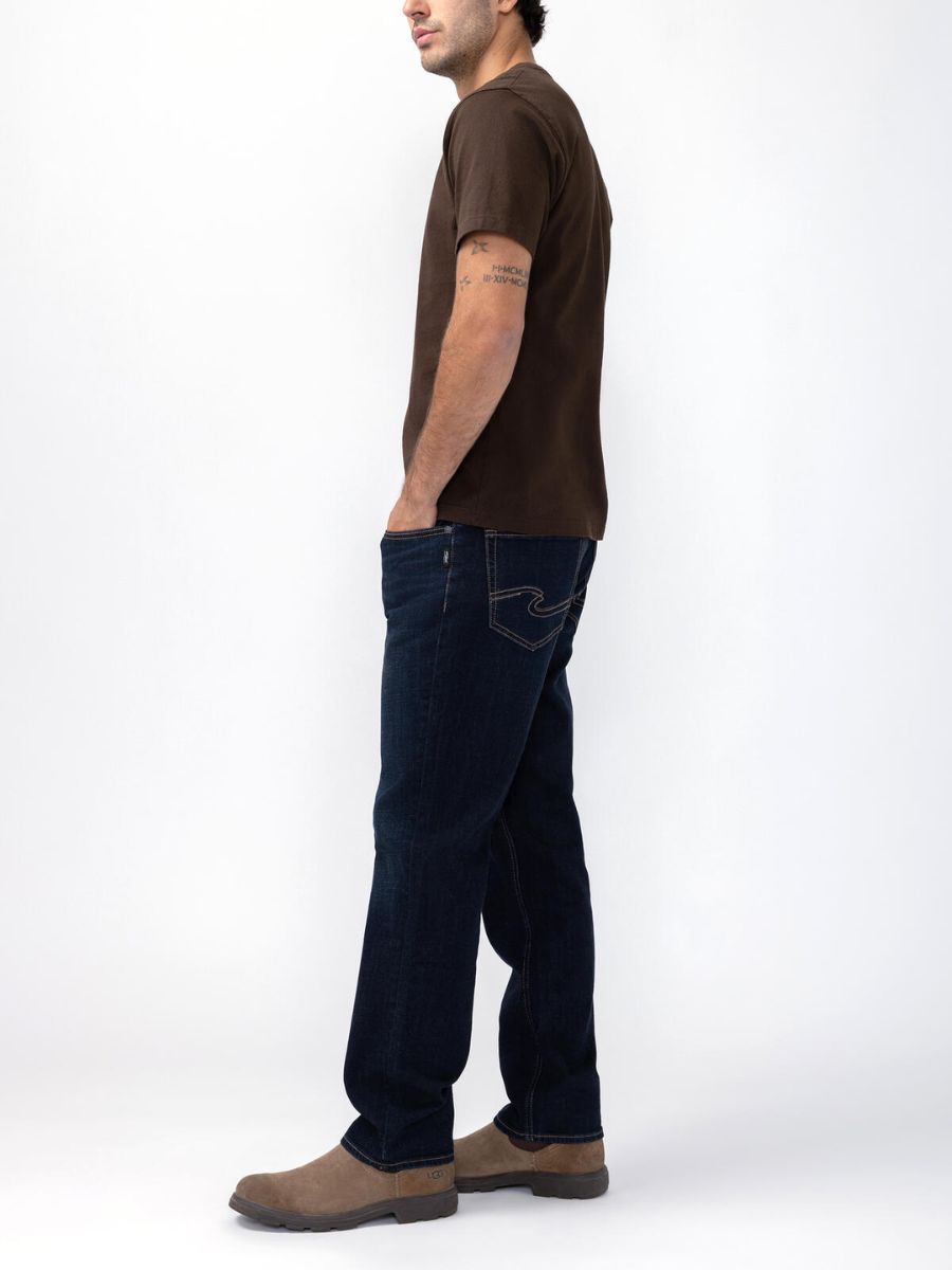 Silver Eddie Rinse Straight Jean