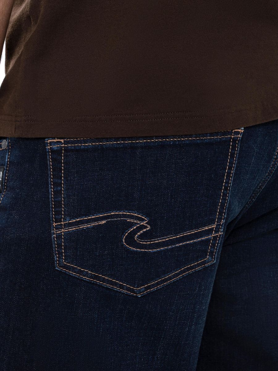 Silver Eddie Rinse Straight Jean