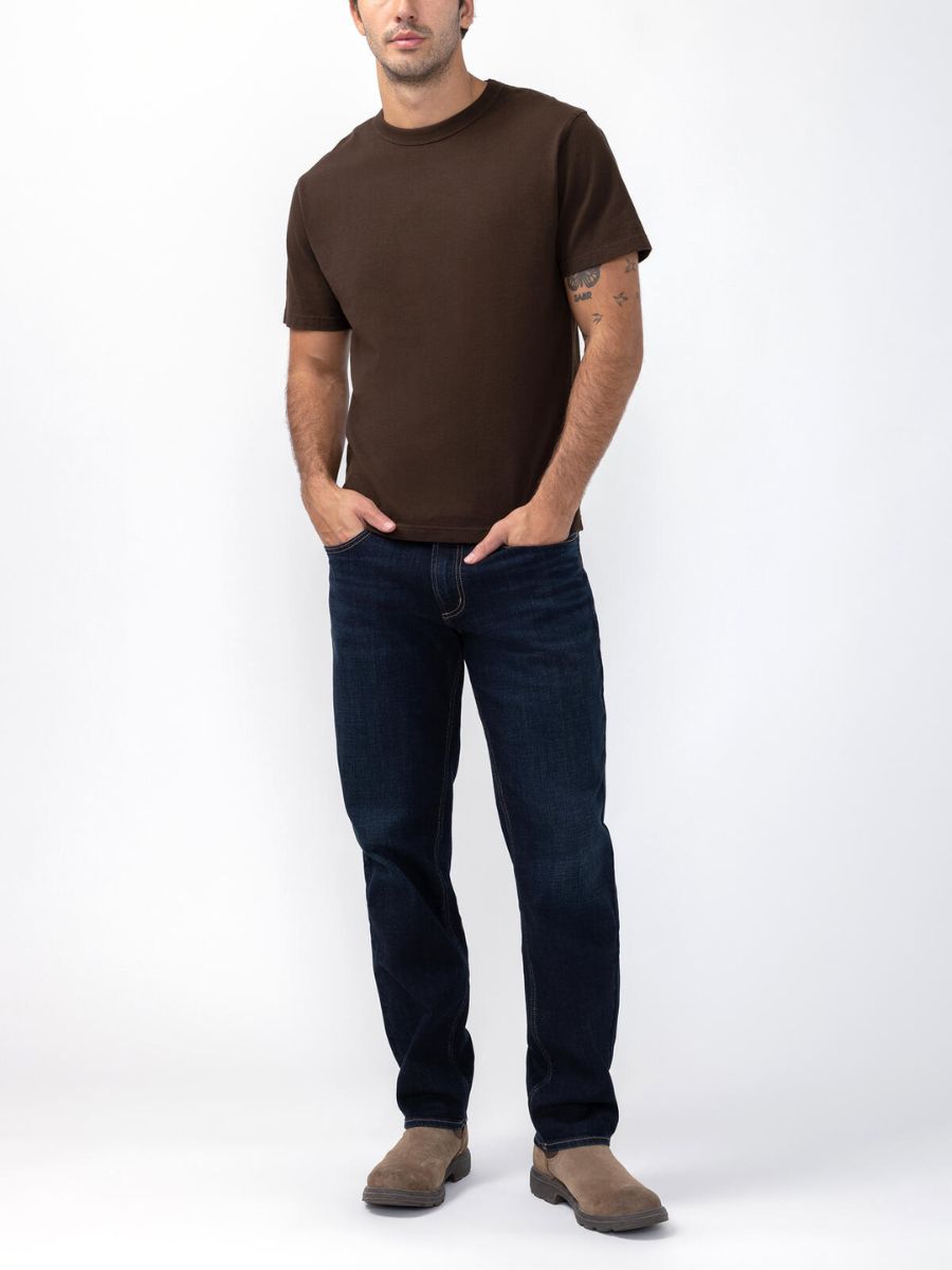 Silver Eddie Rinse Straight Jean