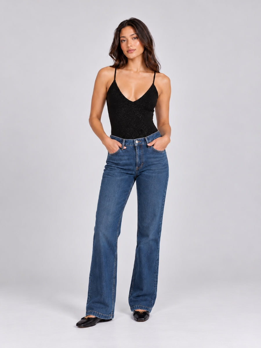 Karla Glitter Jersey Bodysuit