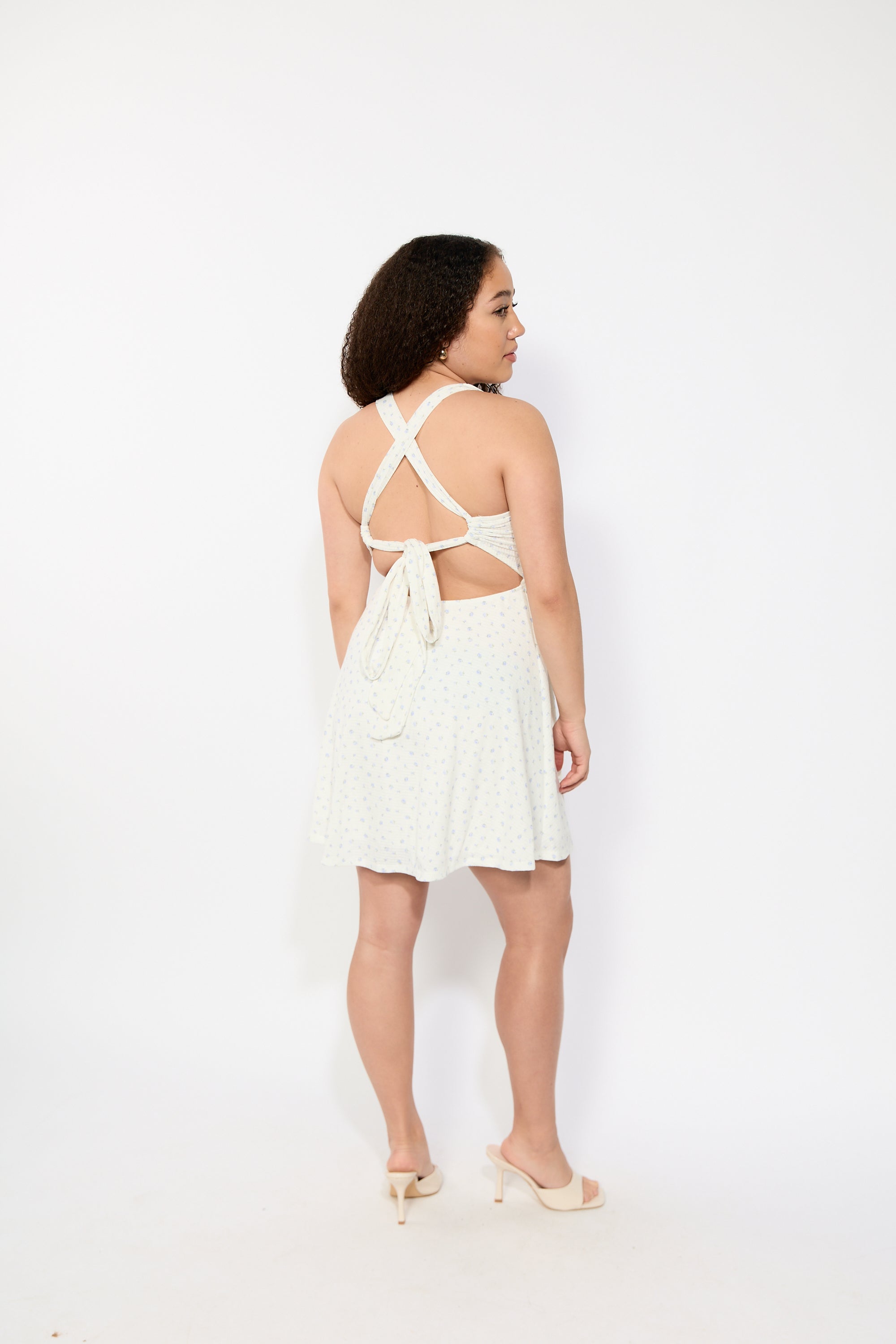 Bridgette Tie Back Mini Dress
