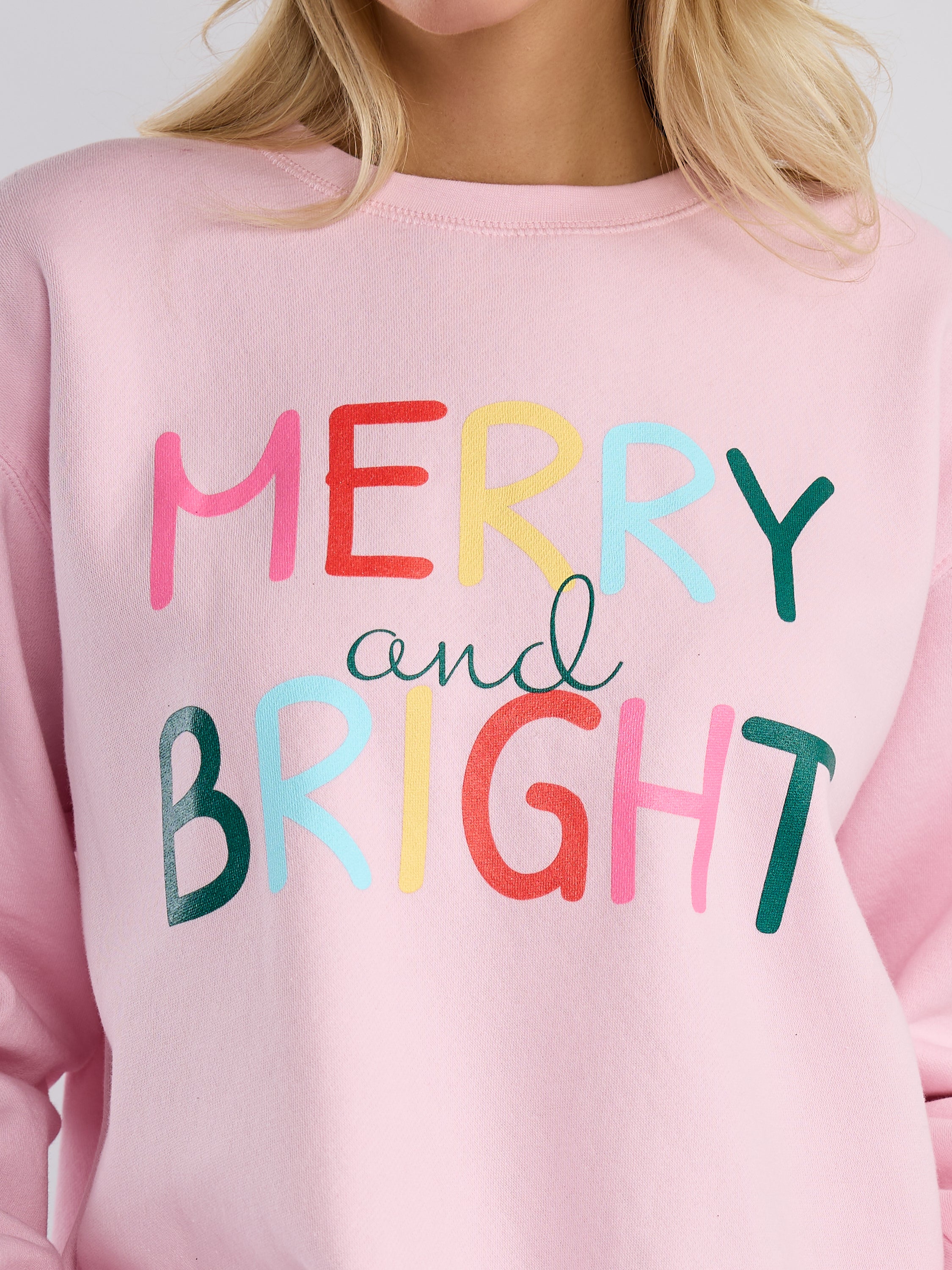Merry Bright Crew Sweatshirt