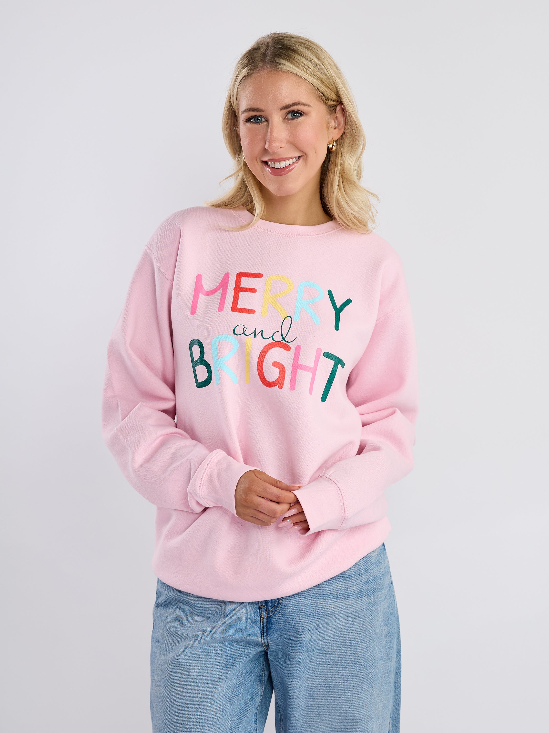 Merry Bright Crew Sweatshirt