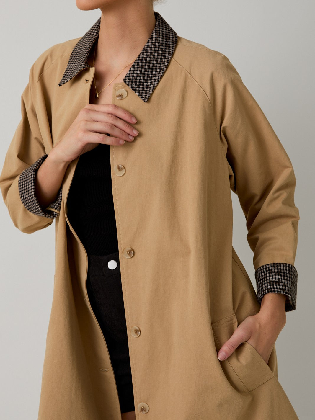 Gilli Check Me Trenchcoat