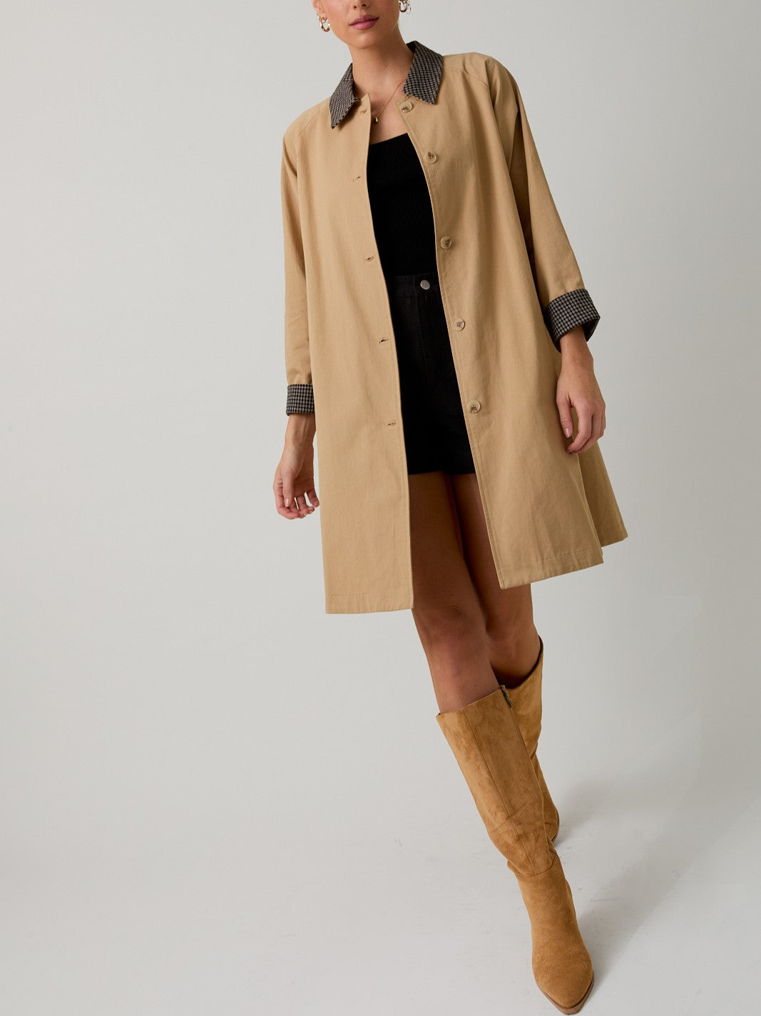 Gilli Check Me Trenchcoat