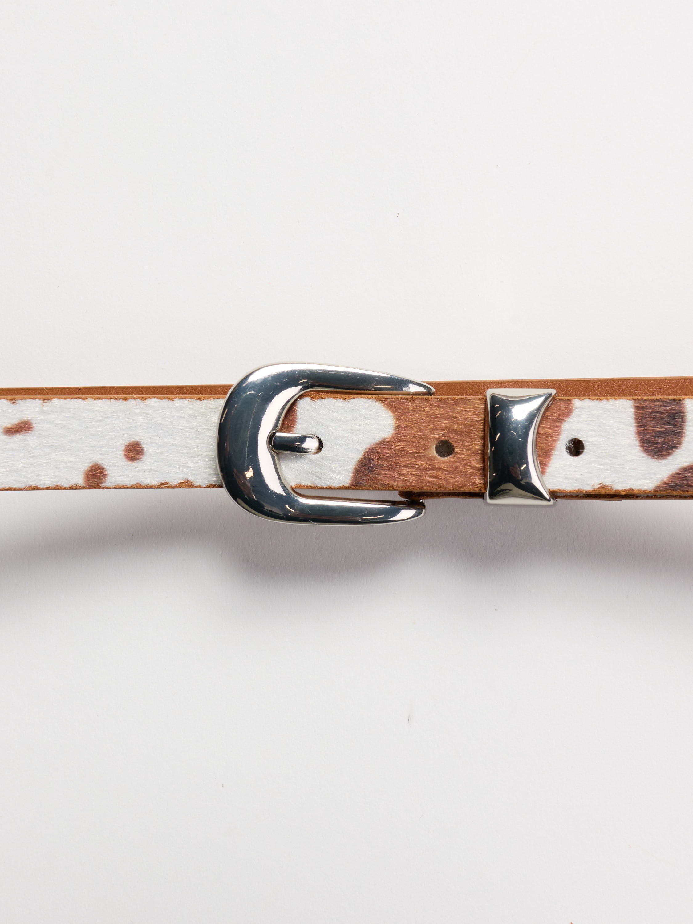 Cow Print Western Belt