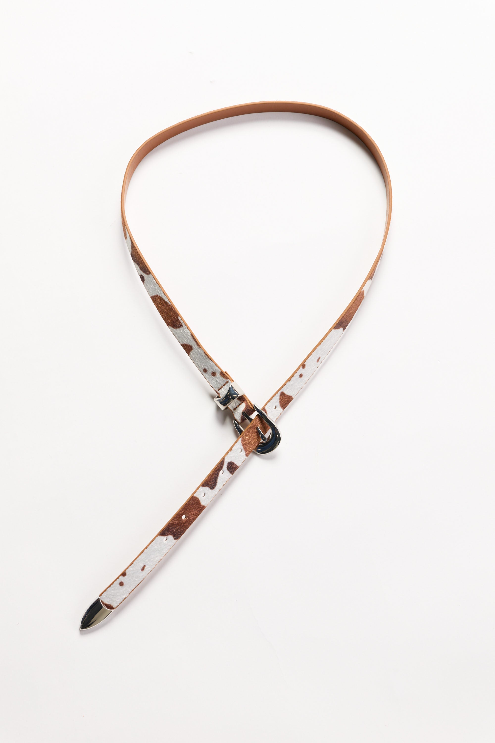 Cow Print Western Belt