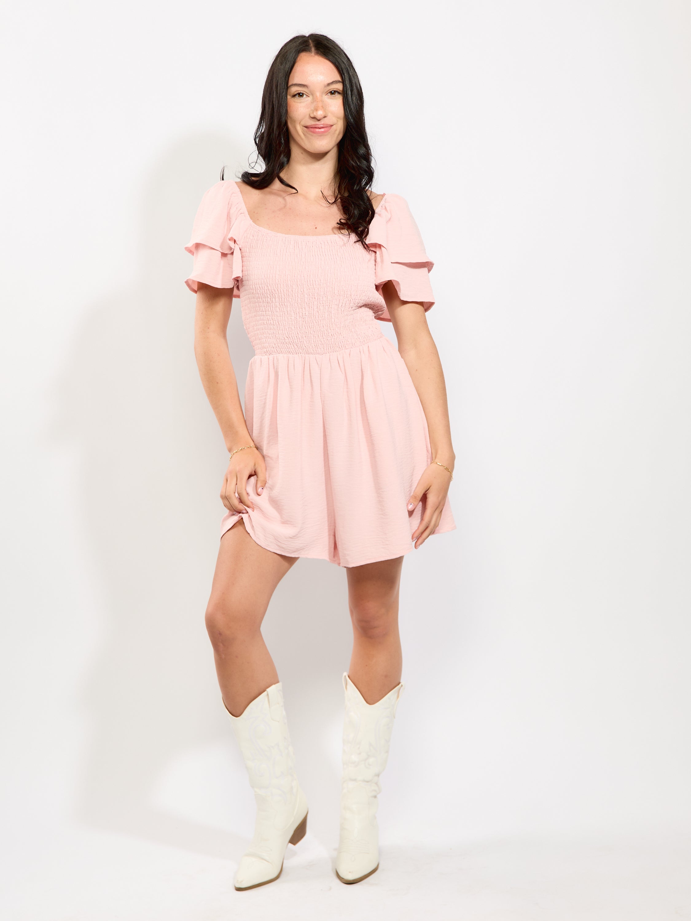 Smocked Romper
