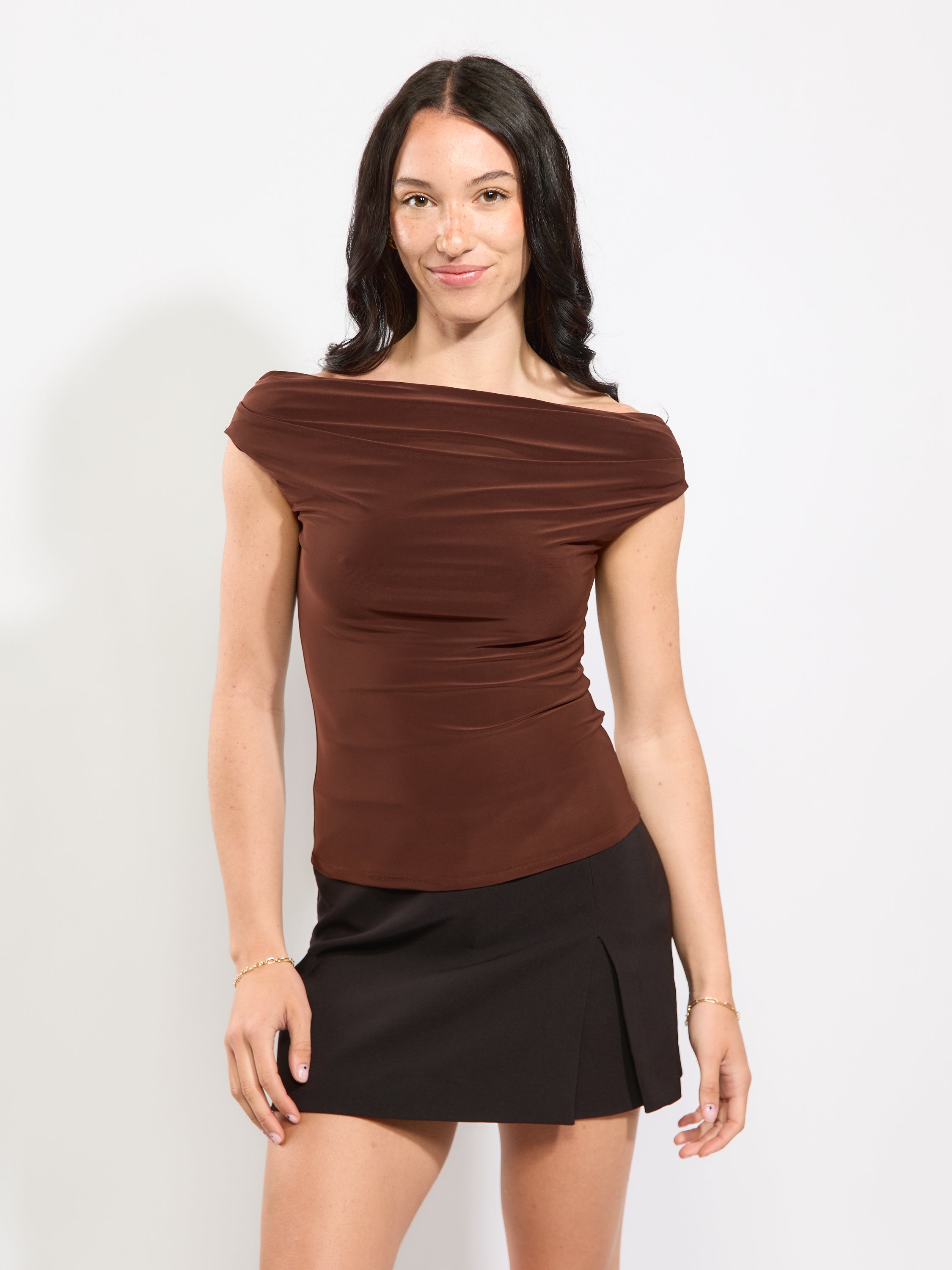 Jesse Off The Shoulder Jersey Top