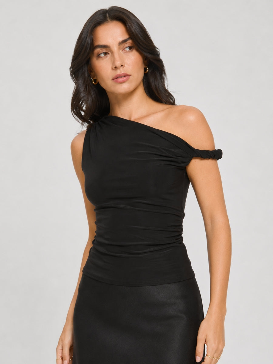 Veda Twist Shoulder Top