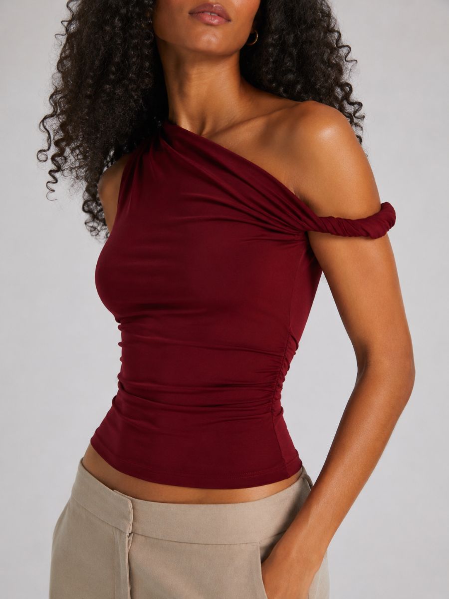Veda Twist Shoulder Top