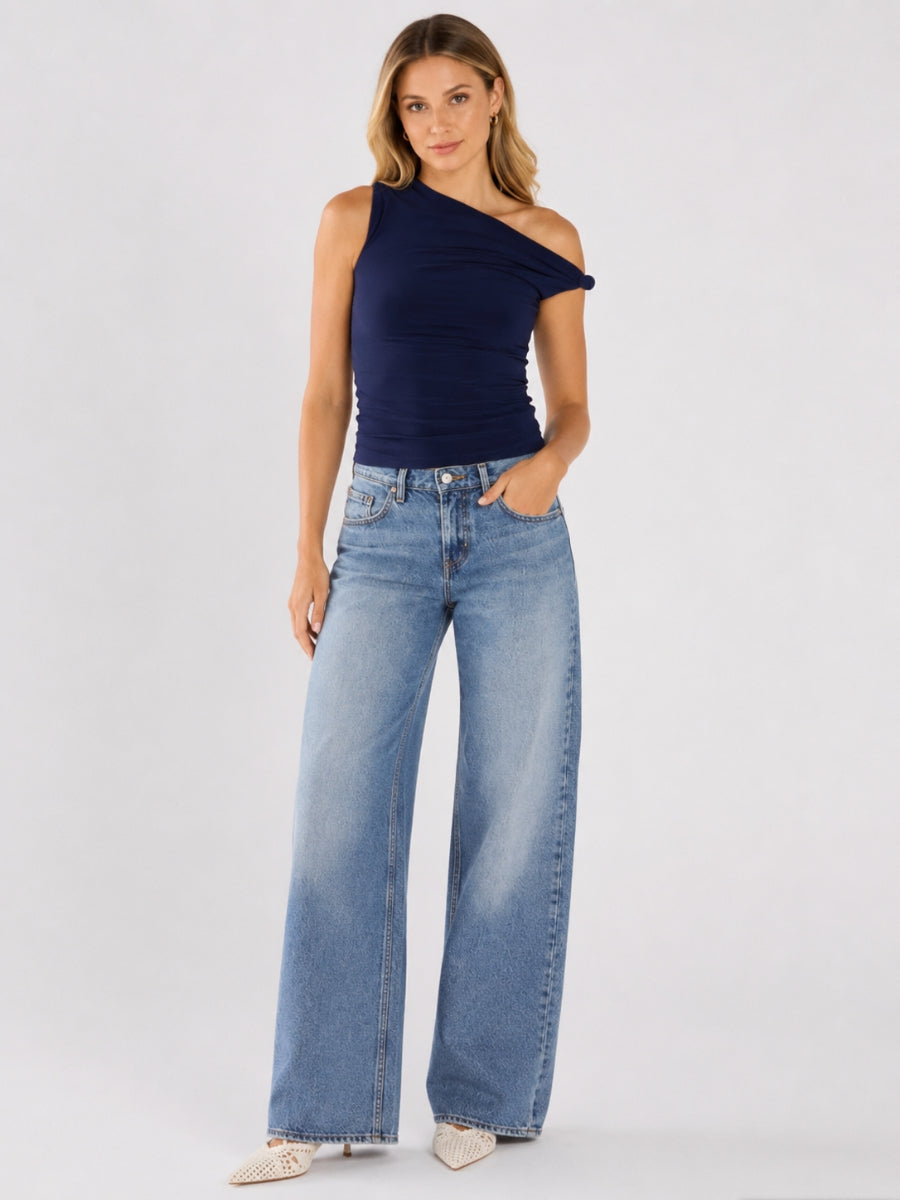 Veda Twist Shoulder Top