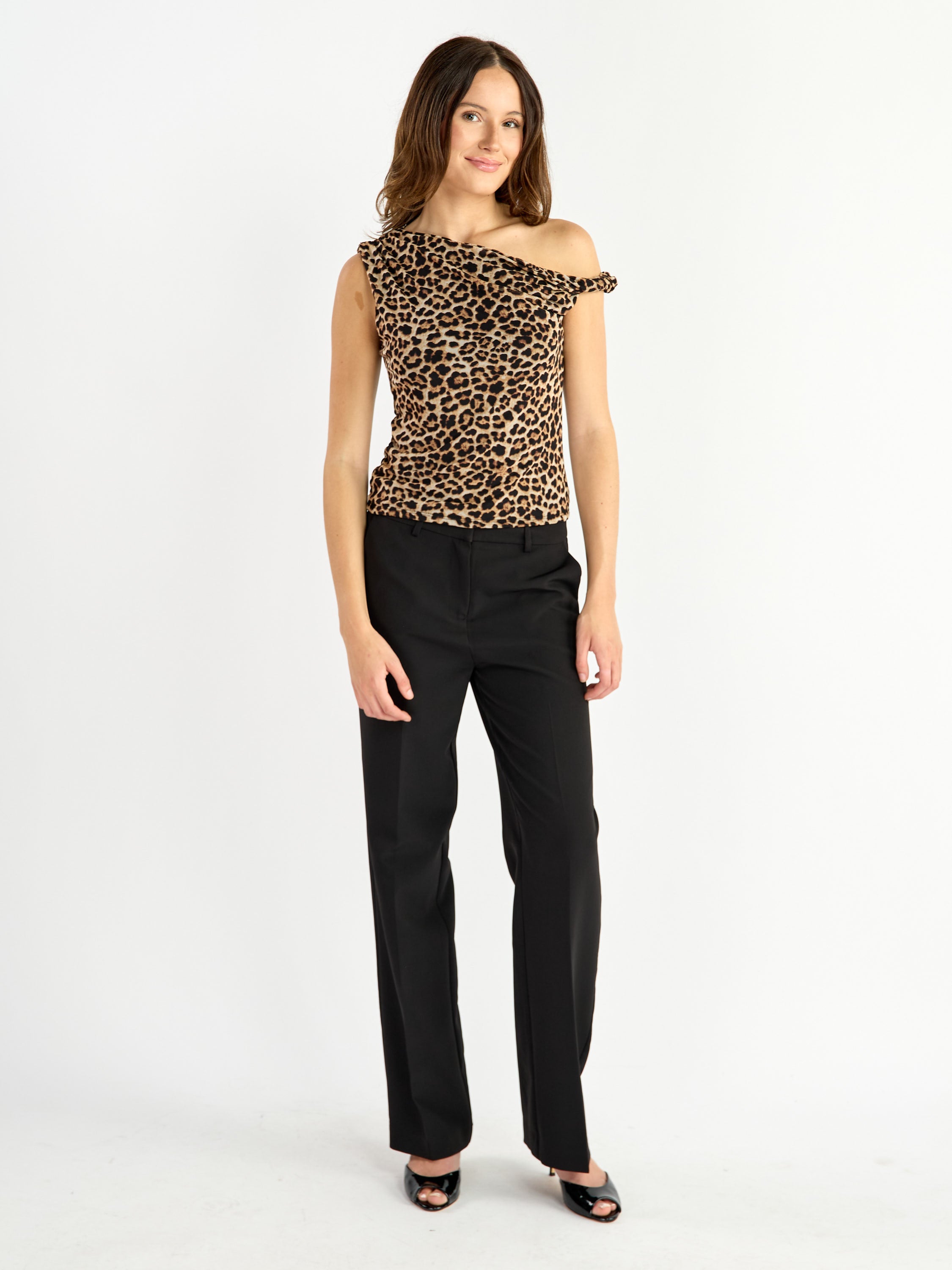 Veda Leo Mesh Twist Top