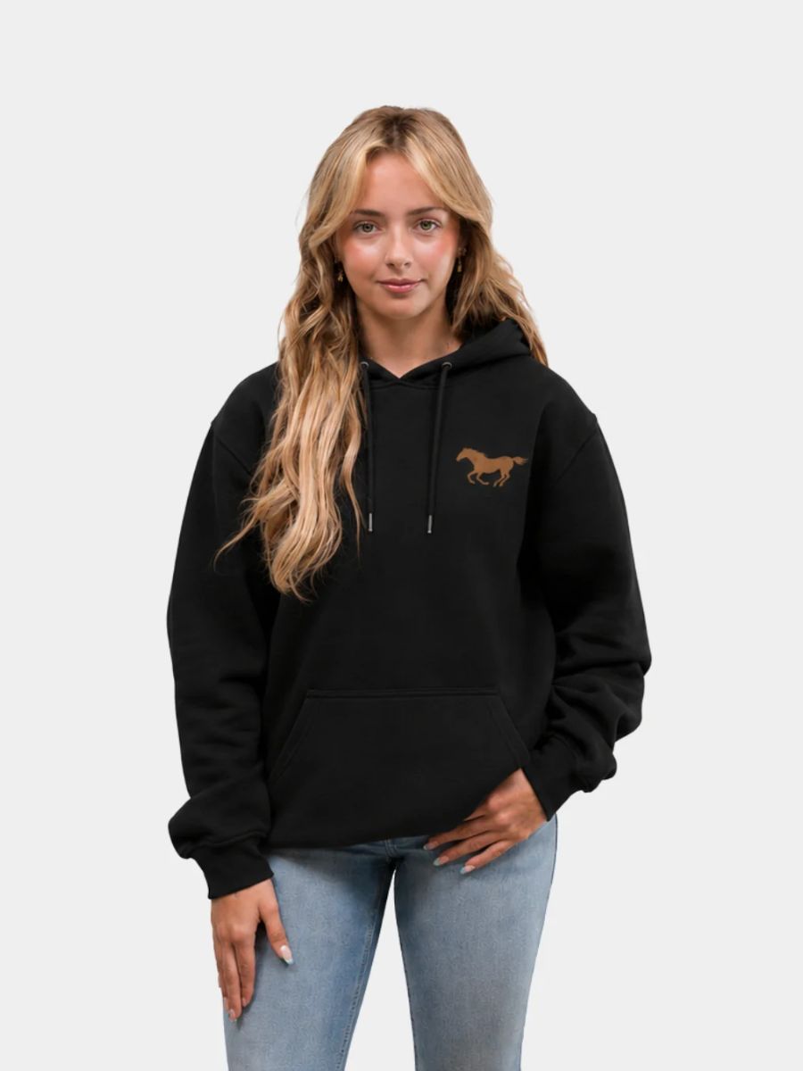 Country Liberty Mustang Freedom Wears Well Hoodie