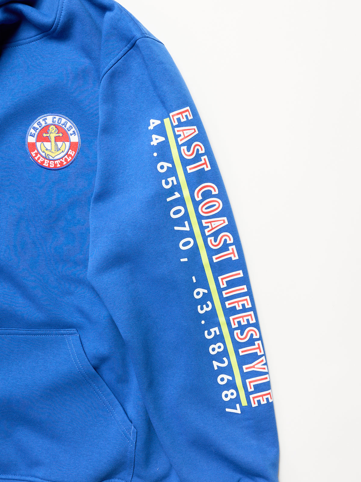 East Coast Lifestyle Nautical Patch Hoodie