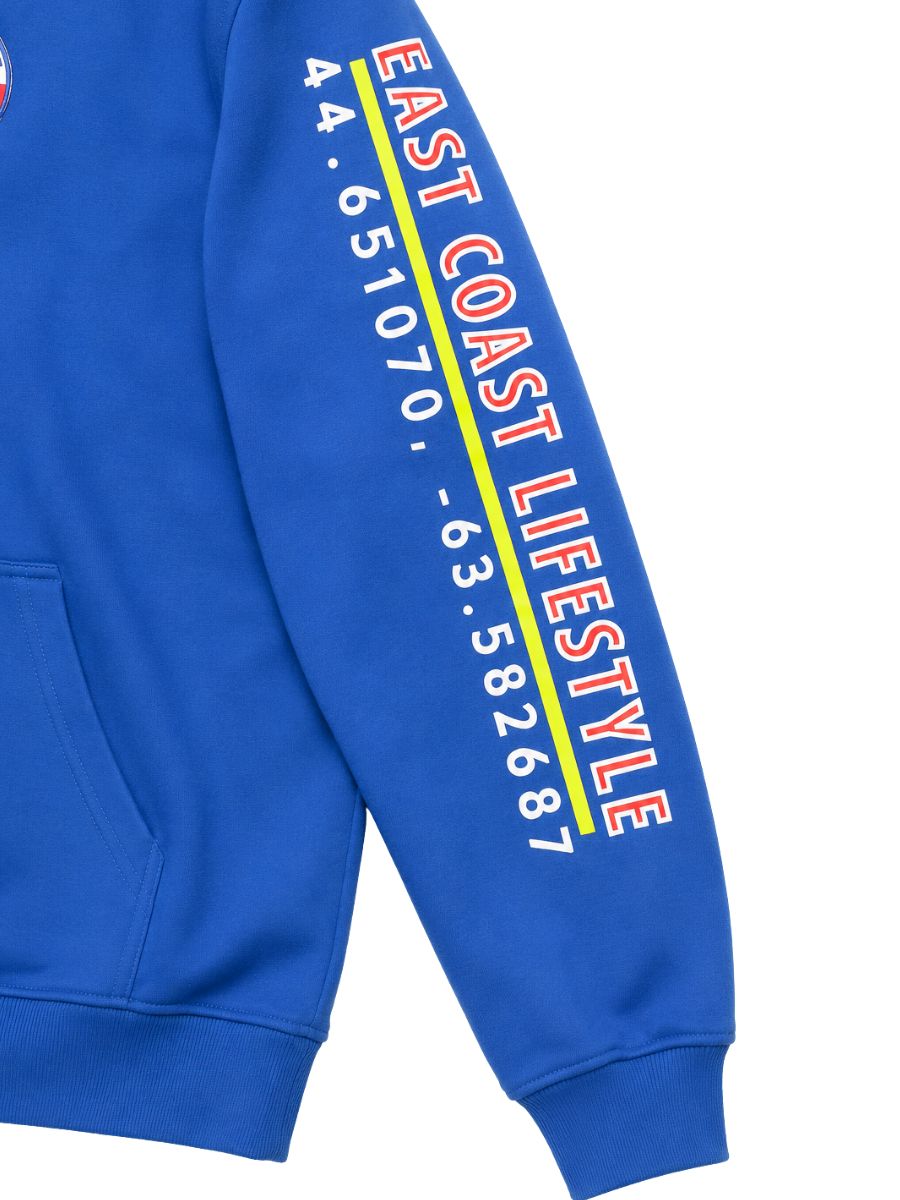 East Coast Lifestyle Nautical Patch Hoodie