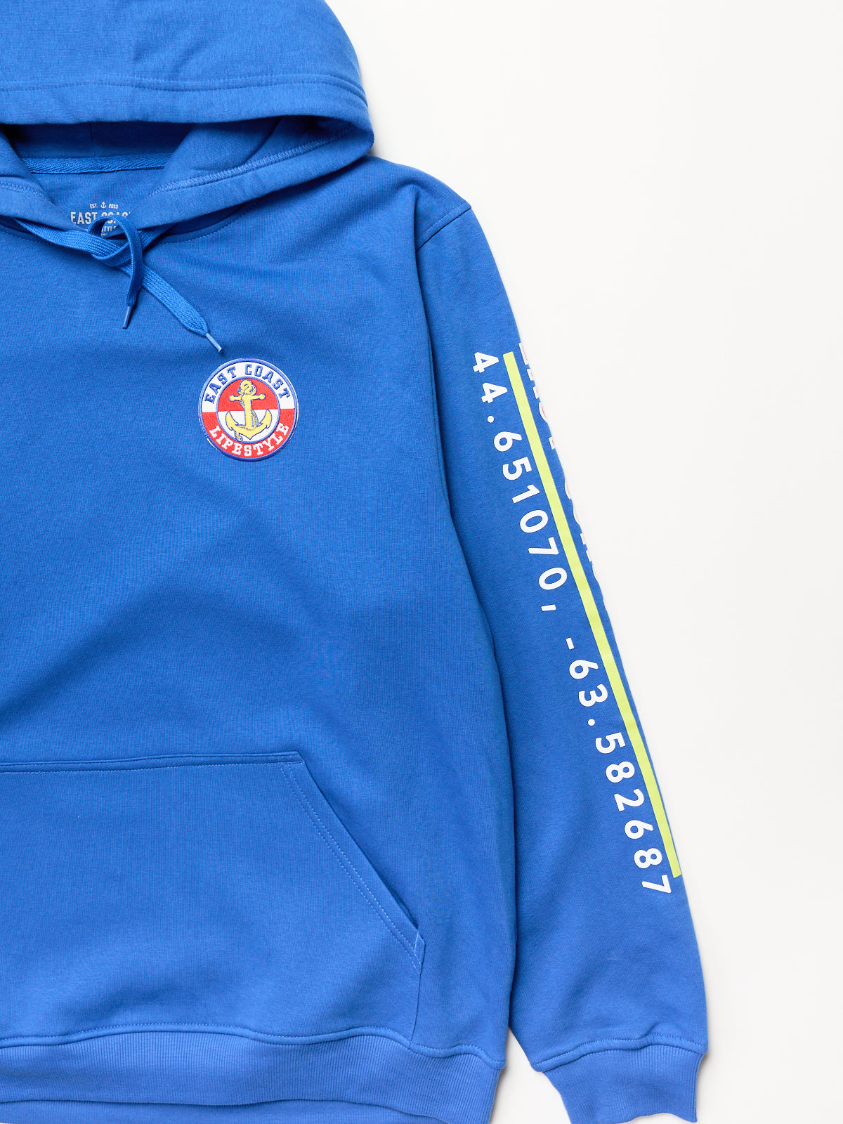 East Coast Lifestyle Nautical Patch Hoodie