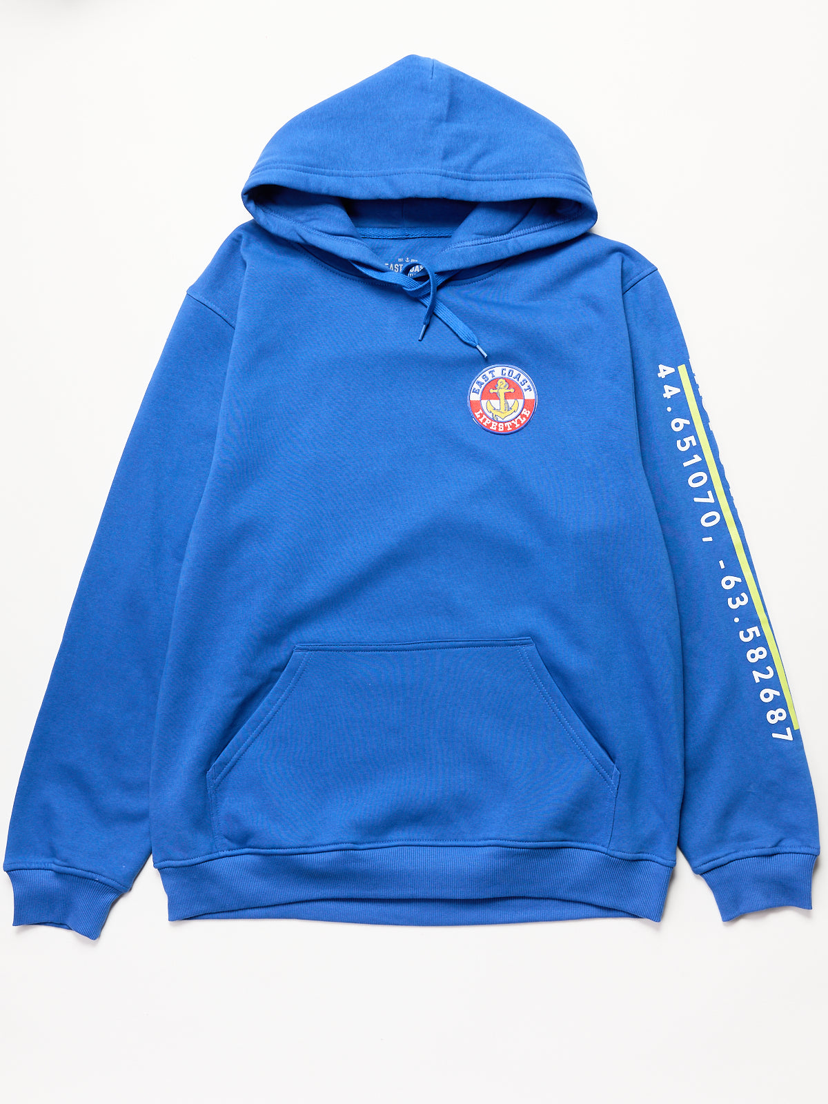 East Coast Lifestyle Nautical Patch Hoodie