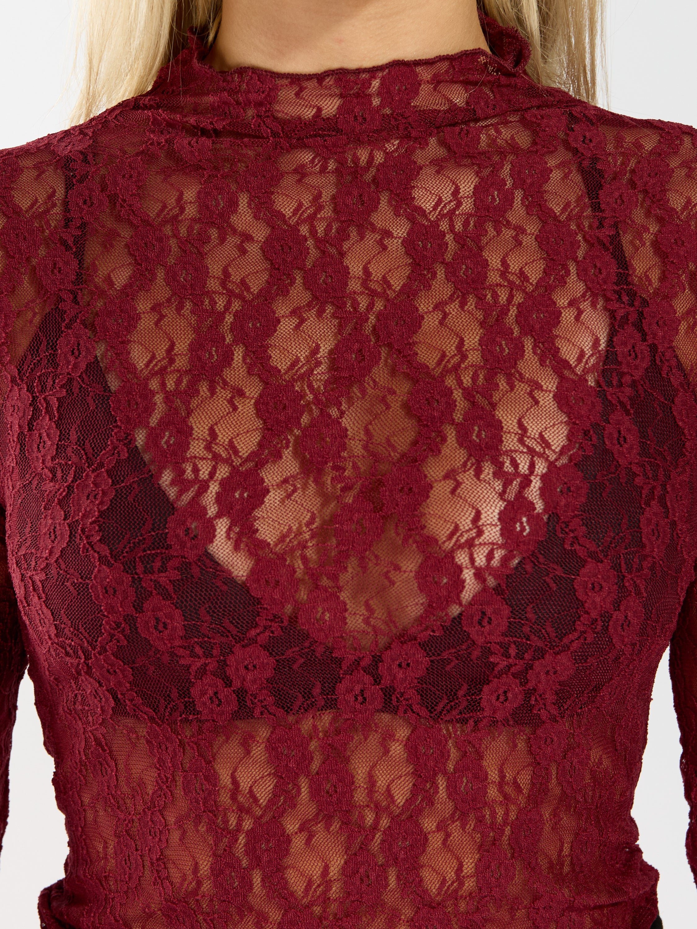FRP Lace Long Sleeve Top