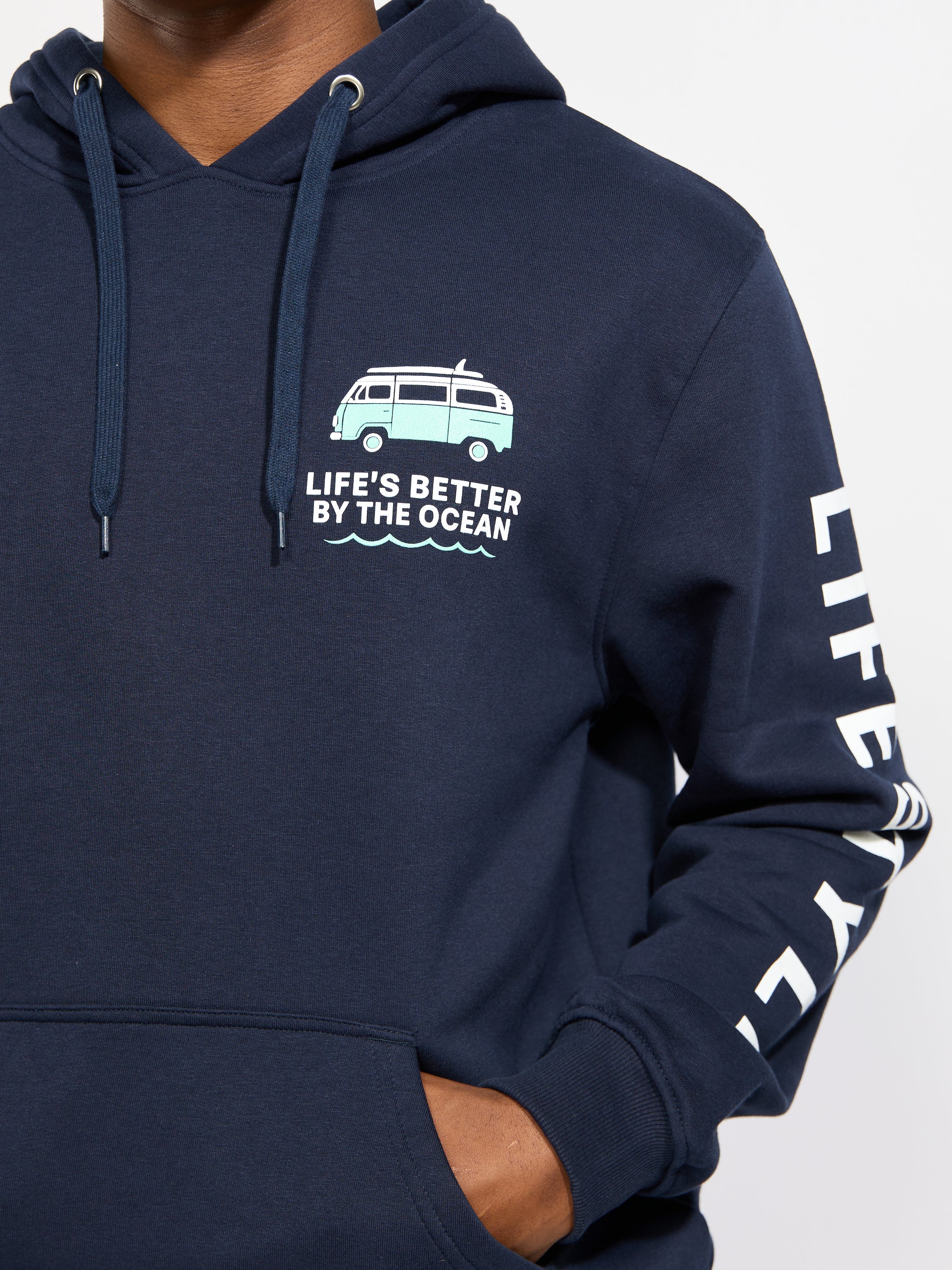 East Coast Lifestyle Life’s Better Surf Van Hoodie