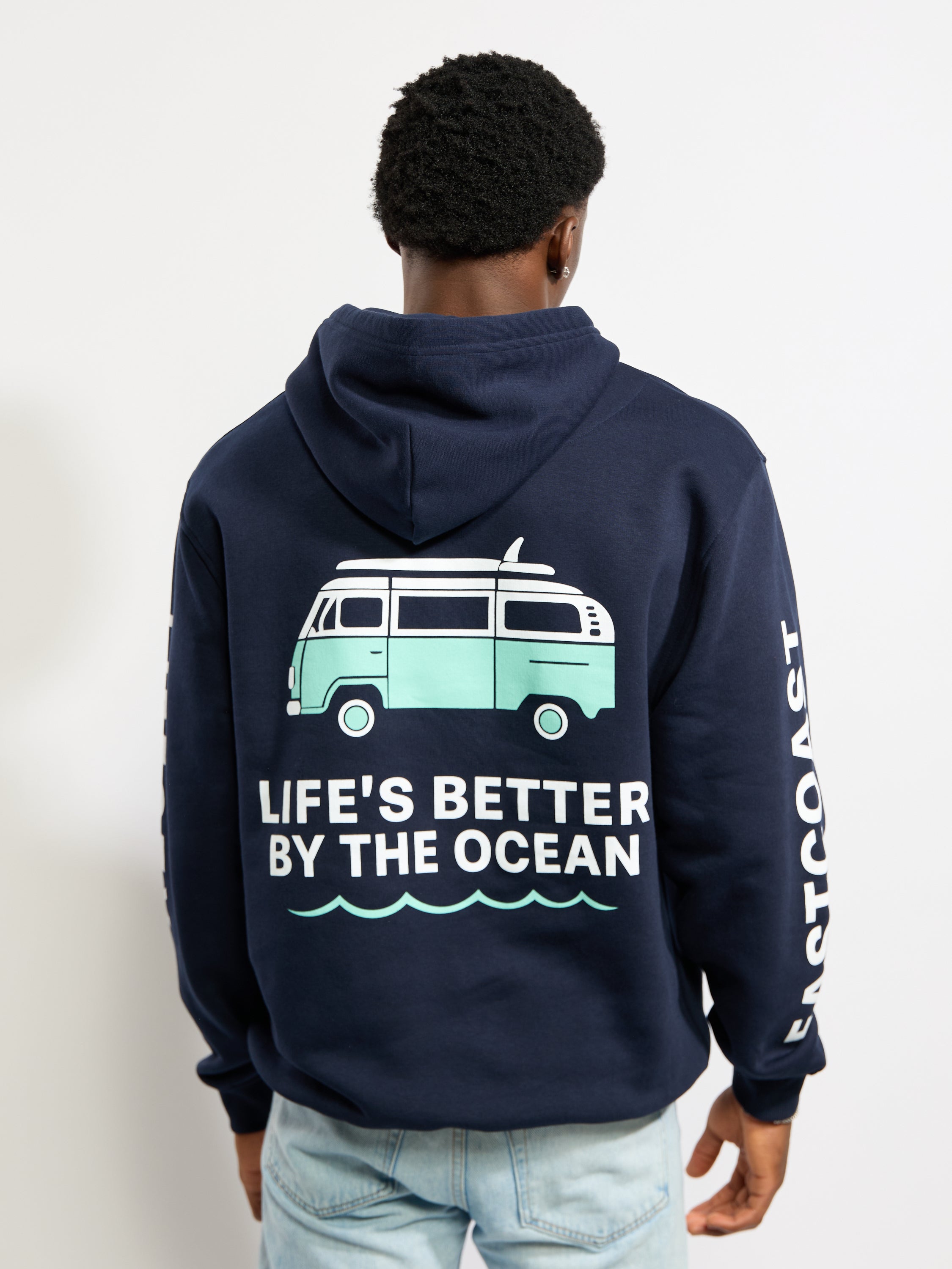 East Coast Lifestyle Life’s Better Surf Van Hoodie
