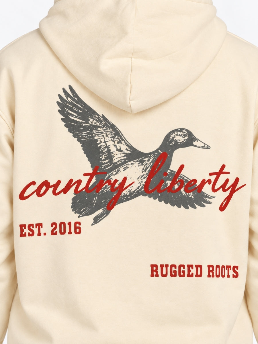 Country Liberty Rugged Outdoors Duck Hoodie