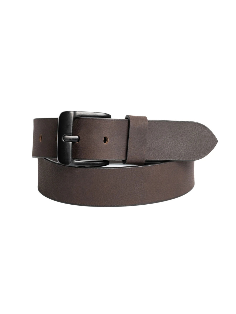 Men's Matte Leather Belt