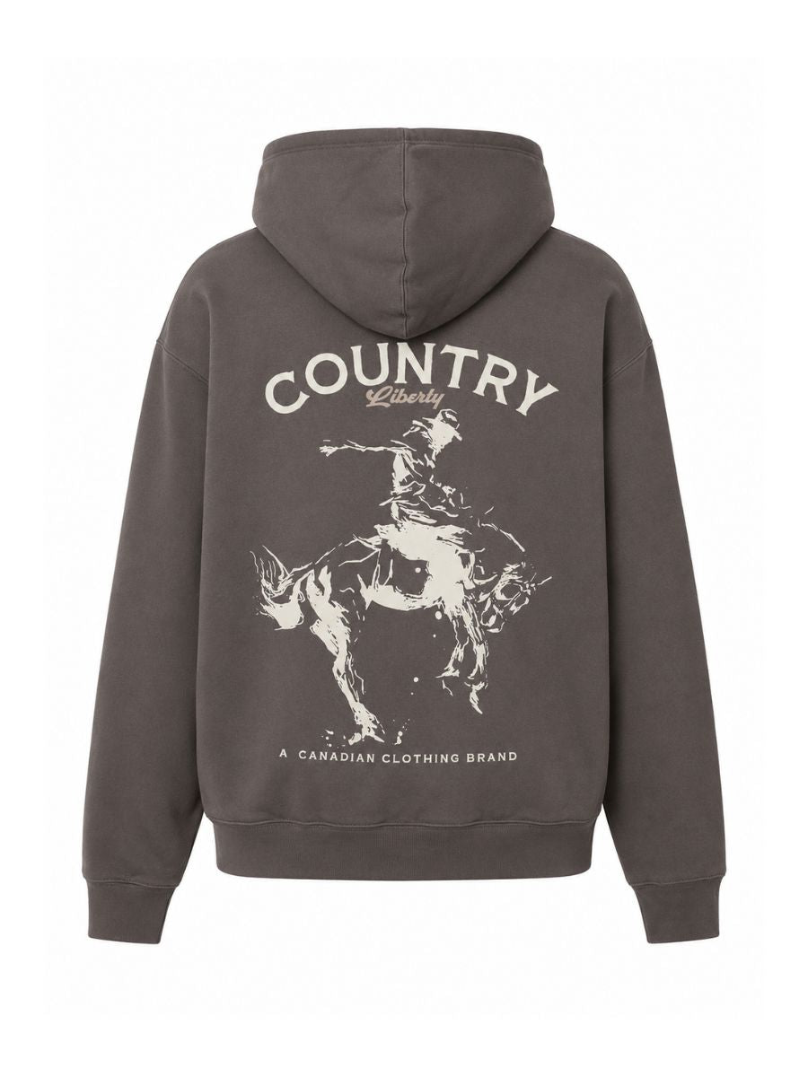 Country Liberty Saddle Bronco Hoodie
