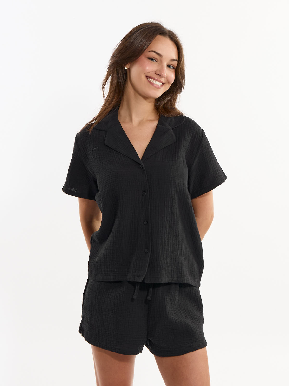 Gauze Short Sleeve Shirt