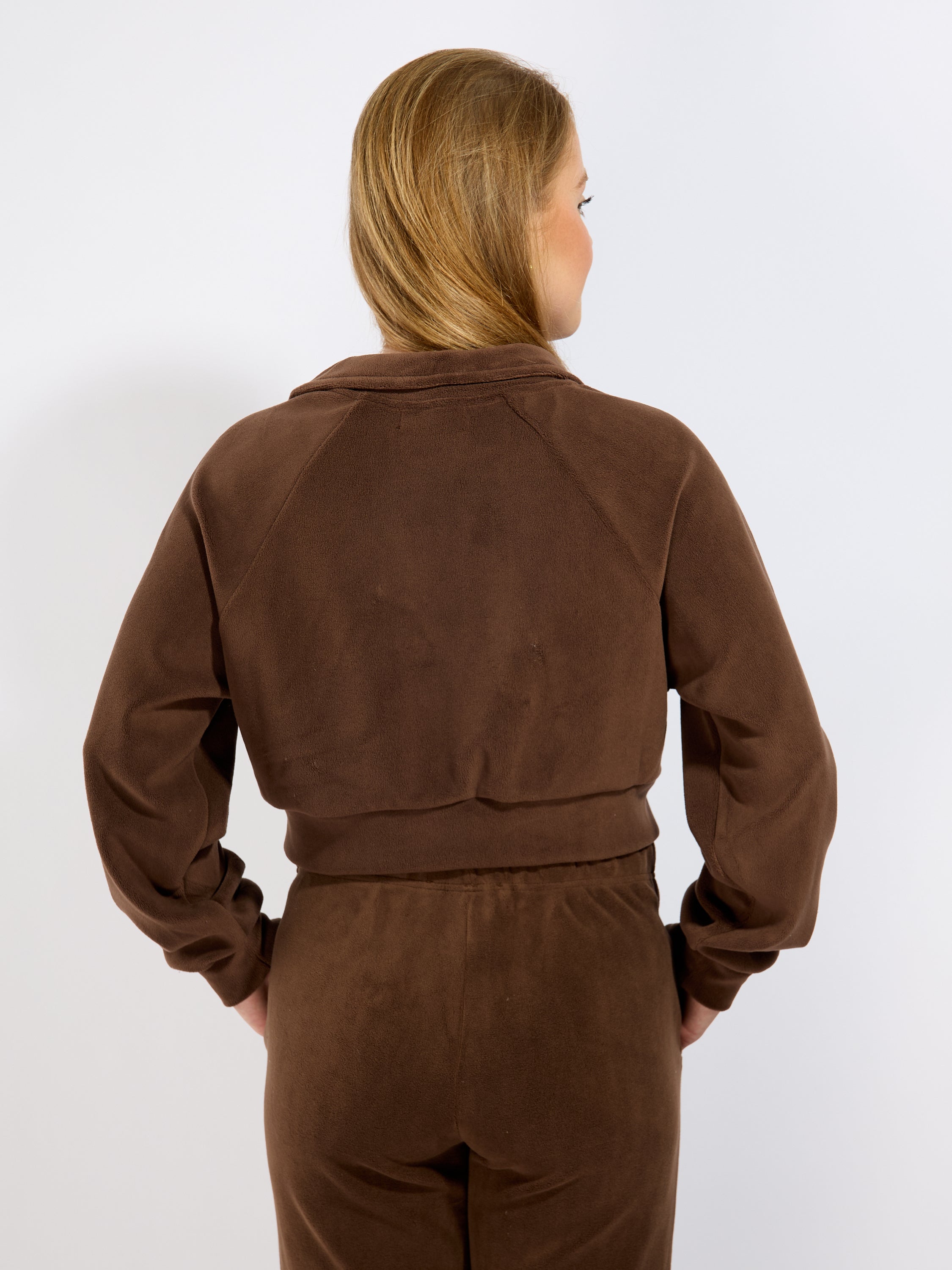 Skylar Cozy Soft Fleece High Neck Zip Jacket