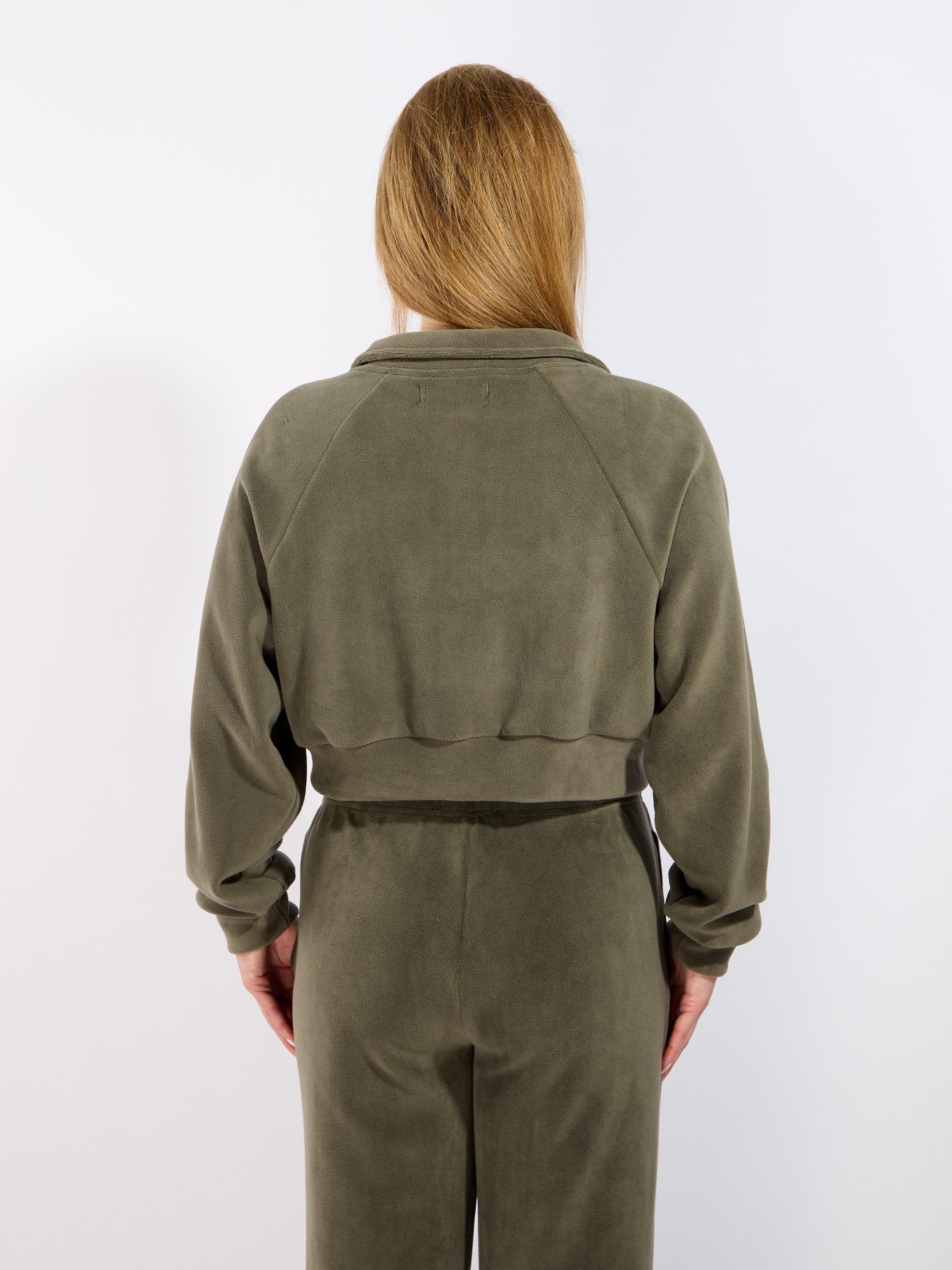 Skylar Cozy Soft Fleece High Neck Zip Jacket