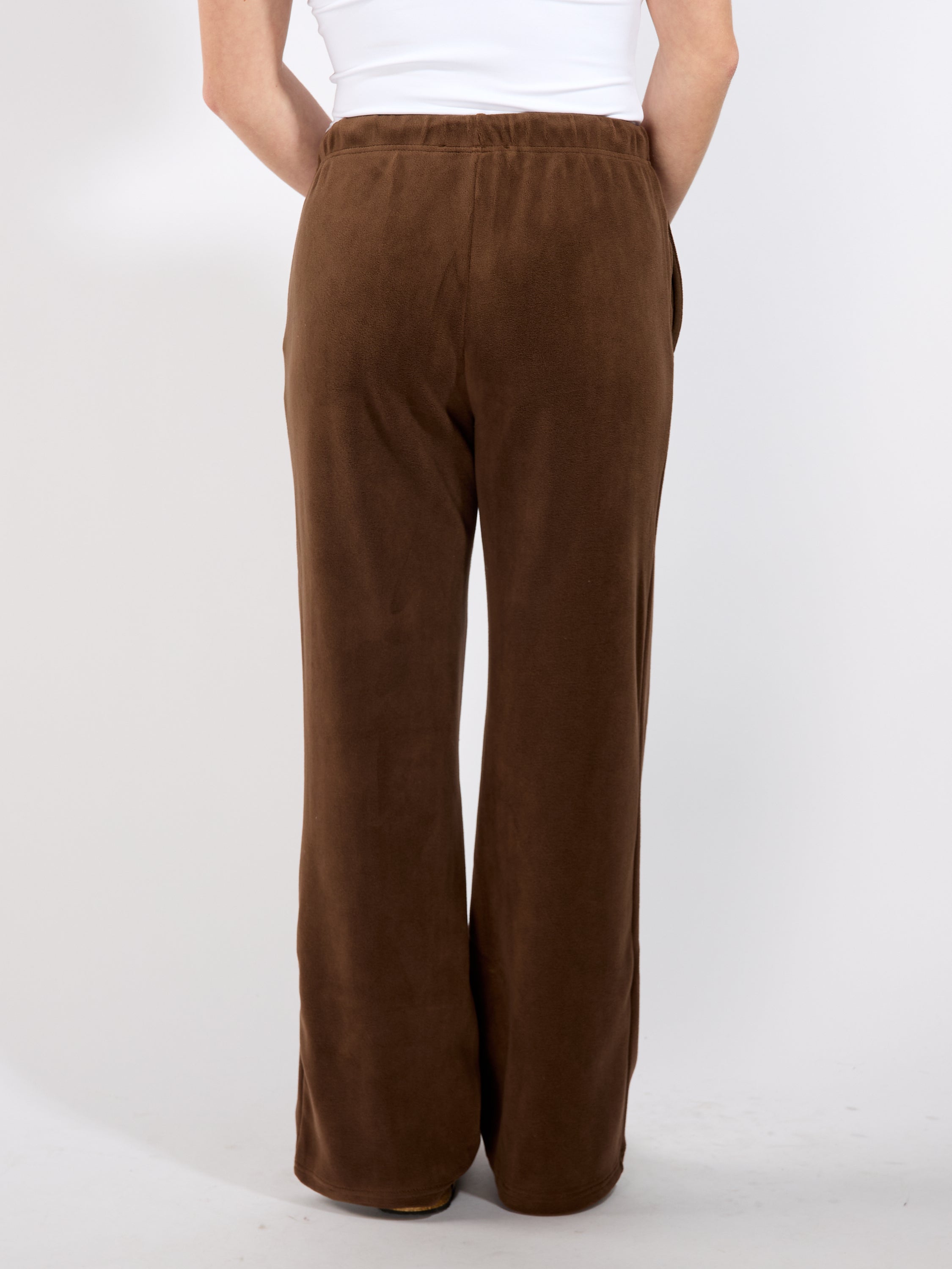 Skylar Cozy Fleece Wide Leg Sweatpant