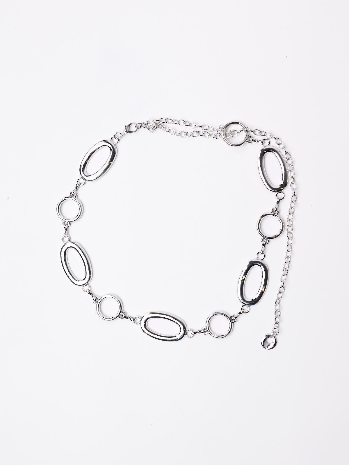 Looped In Oval Chain Belt