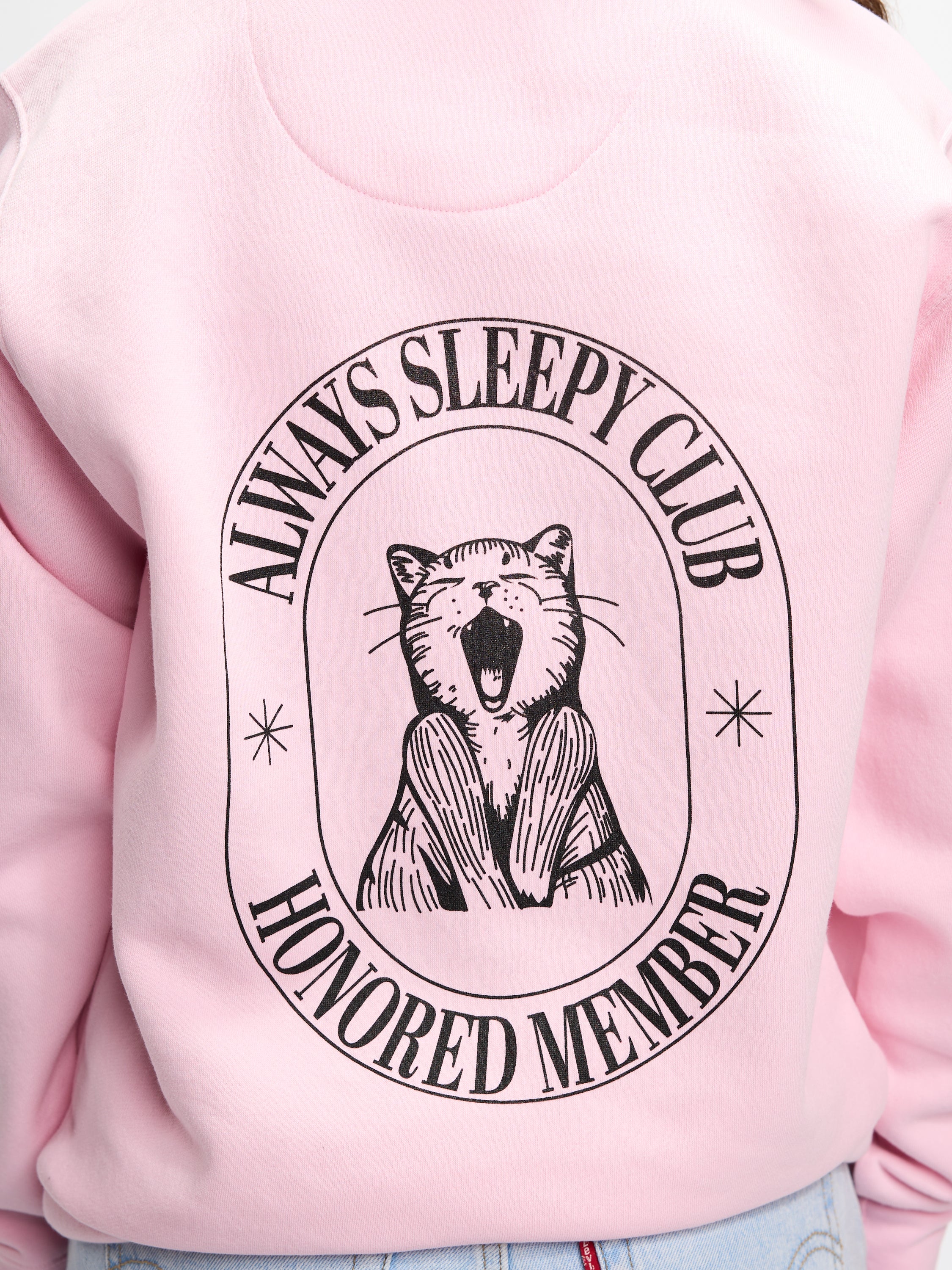 Always Sleepy Club Crew Sweatshirt