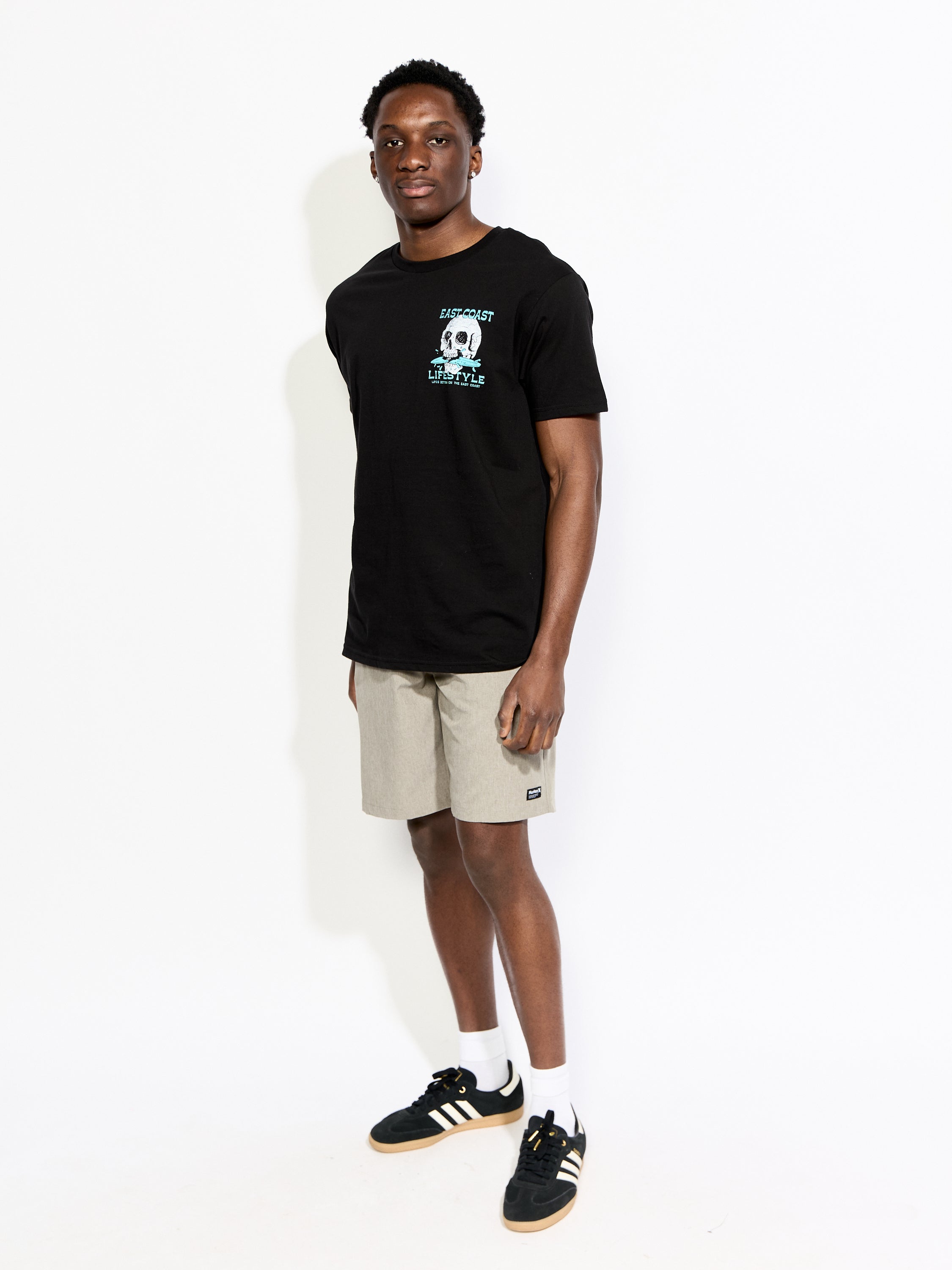 East Coast Lifestyle Surfboard Skeleton Tee