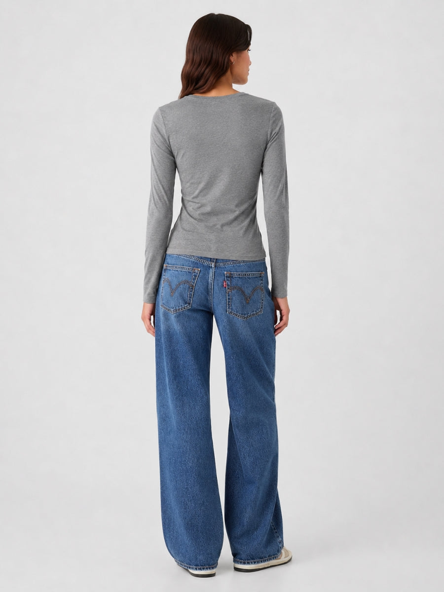 High Neck Long Sleeve Top