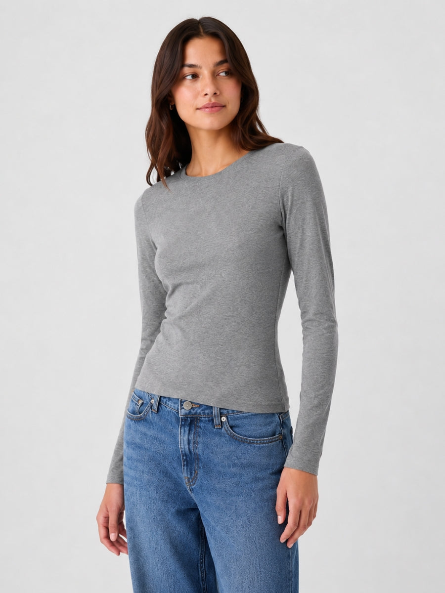 High Neck Long Sleeve Top
