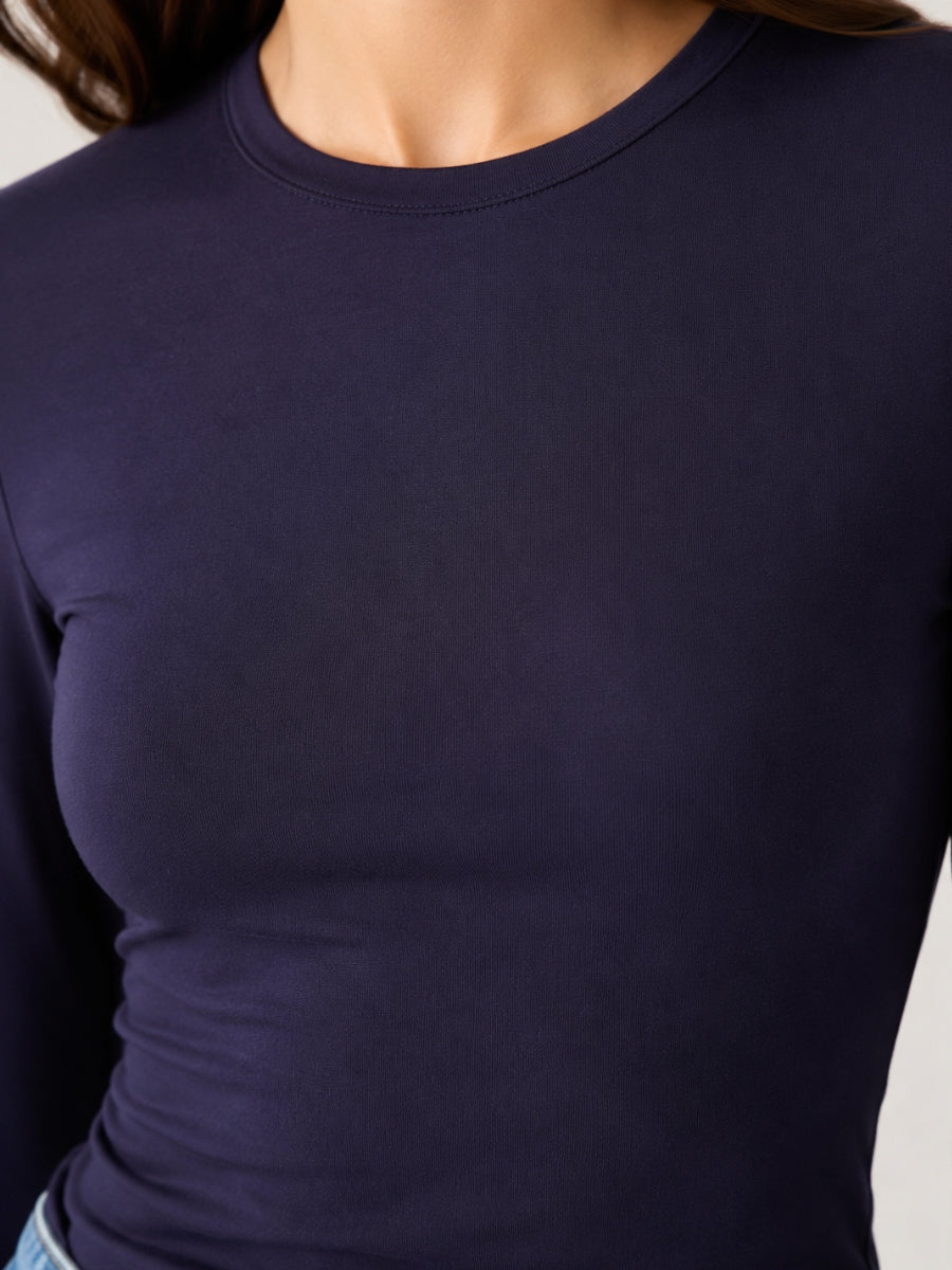 High Neck Long Sleeve Top