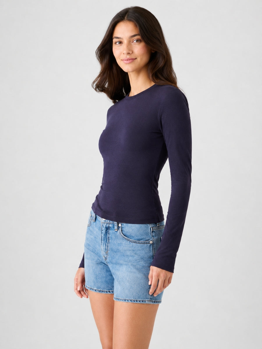 High Neck Long Sleeve Top