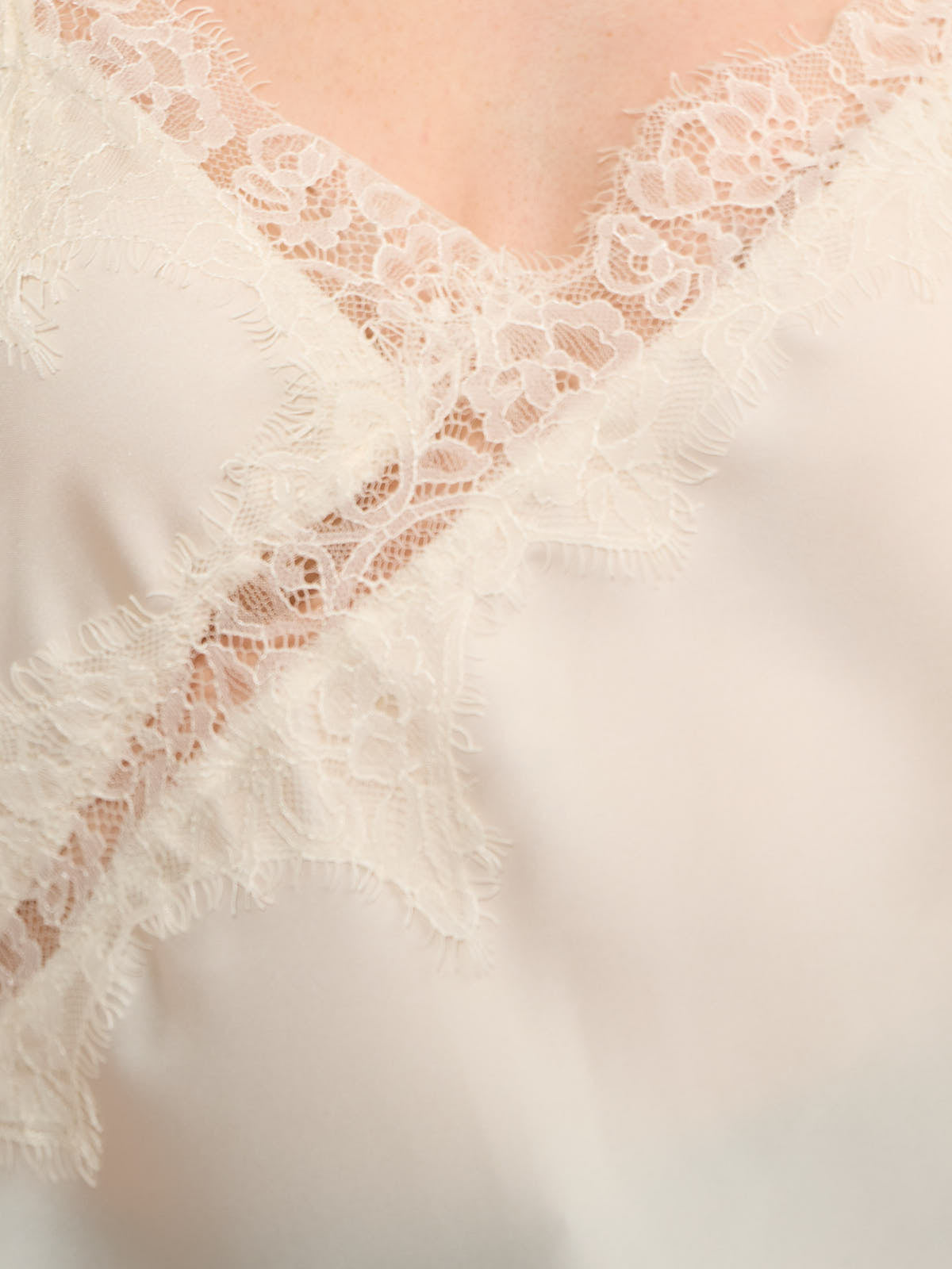 Lace Trim Asymmetrical Cami Top